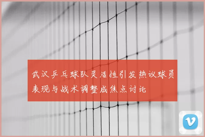 武汉乒乓球队灵活性引发热议球员表现与战术调整成焦点讨论